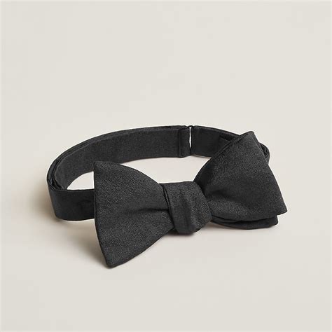 hermes black bow tie|hermes ties for sale.